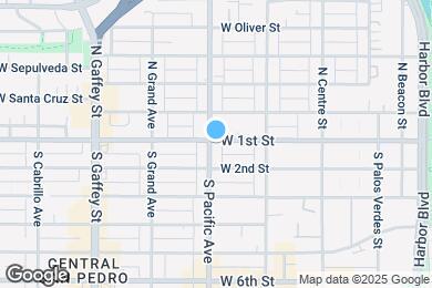 Map image of the property - 104 S Pacific Ave
