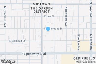Map image of the property - 4350 E Fairmount St