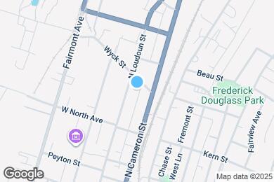 Map image of the property - 542 N Loudoun St