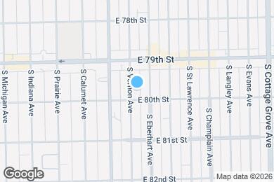 Map image of the property - 7943 S Vernon Ave