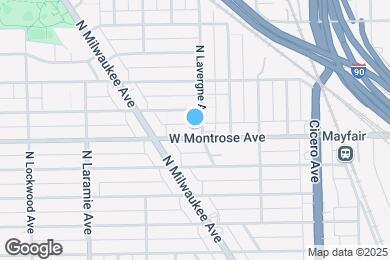 Map image of the property - 5004 W Montrose Ave