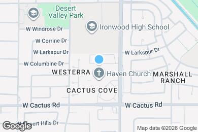 Map image of the property - 5949 W Columbine Dr