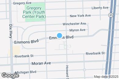 Map image of the property - 1633 Emmons Blvd