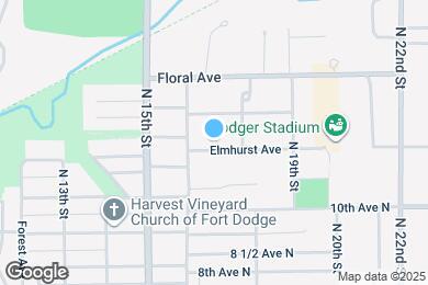 Map image of the property - 1624 elmhurst ave