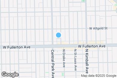 Map image of the property - 2422 N Drake Ave