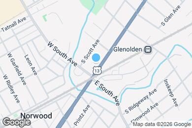 Map image of the property - 432 S Chester Pike