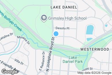 Map image of the property - 1604 W Lake Dr