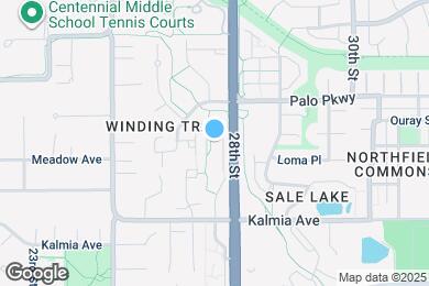 Map image of the property - 3735 Birchwood Dr