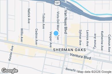 Map image of the property - 4461 Vista del Monte Ave