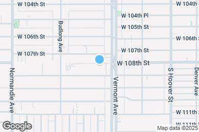 Map image of the property - 1026 W 108th St