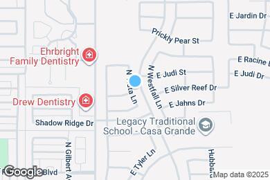 Map image of the property - 1850 N Vista Ln