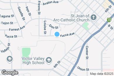 Map image of the property - 16639 Yucca Ave