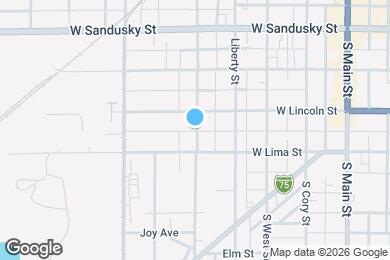 Map image of the property - 720 Hurd Ave