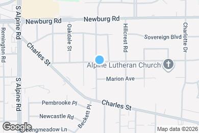 Map image of the property - 1706 Warren Rd