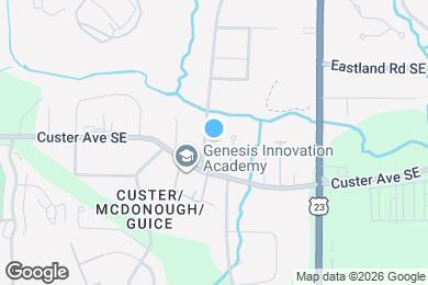 Map image of the property - 1380 Woodland Ave SE