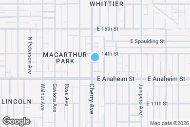Map image of the property - 1348 Cherry Ave
