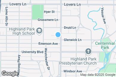 Map image of the property - 6613 Preston Rd