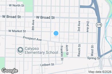 Map image of the property - 418 Liberty St