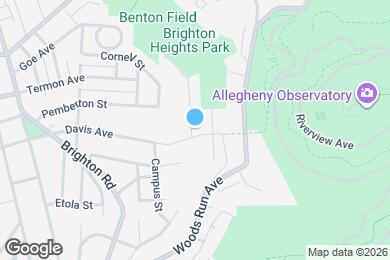Map image of the property - 930 Davis Ave