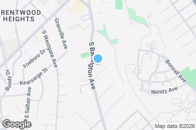 Map image of the property - 426 S Barrington Ave