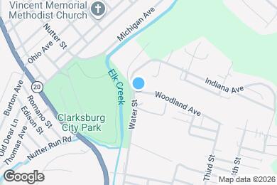 Map image of the property - 116 W Woodland Ave