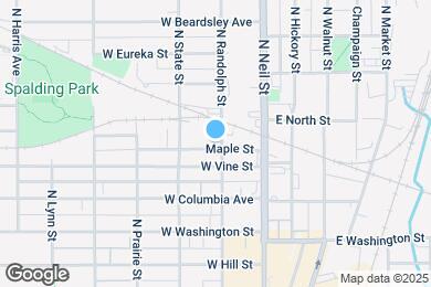 Map image of the property - 801 N Randolph St