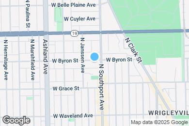 Map image of the property - 1411 W Byron St