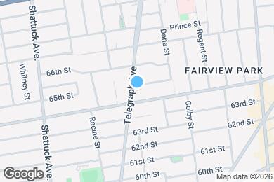 Map image of the property - 6422 Telegraph Ave