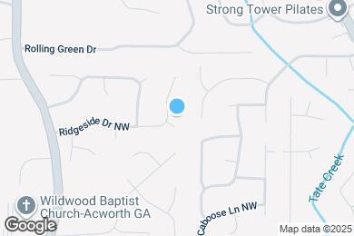 Map image of the property - 1183 Ridgeside Dr NW