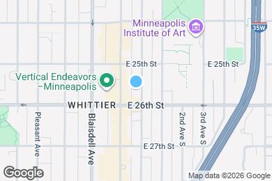 Map image of the property - 2530 1st Ave S