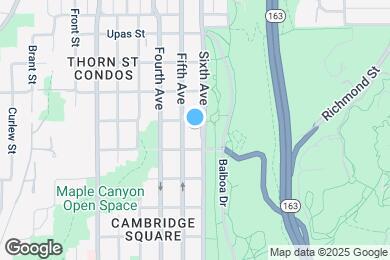 Map image of the property - 3060 6th Ave