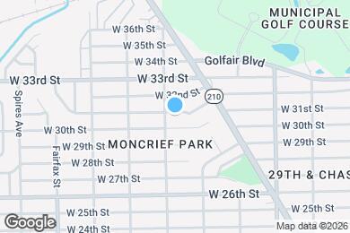 Map image of the property - 1516 W 31st St