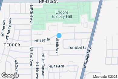Map image of the property - 4350 NE 6th Ave