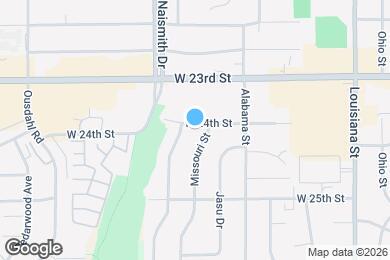 Map image of the property - 1011 W 24th St