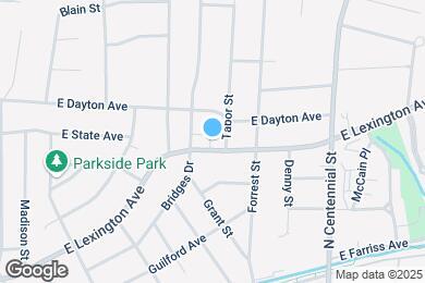 Map image of the property - 809 E Lexington Ave