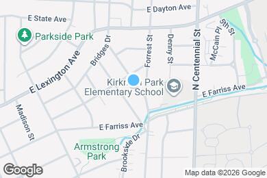 Map image of the property - 907 Grant St