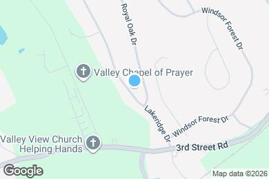 Map image of the property - 9109 Lakeridge Dr