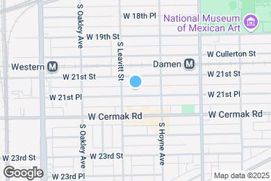 Map image of the property - 2138 W 21st Pl