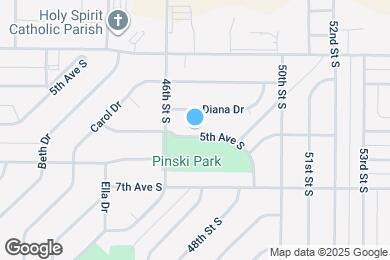 Map image of the property - 4619 5th Ave S