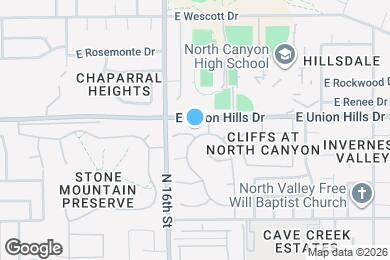 Map image of the property - 1626 E Villa Theresa Dr