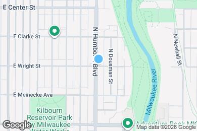 Map image of the property - 1102 E Wright St