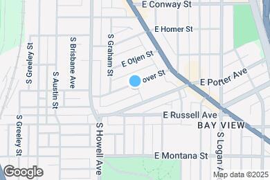 Map image of the property - 547 E Dover St