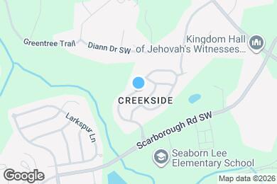 Map image of the property - 4632 Creekside Cove