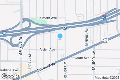 Map image of the property - 3179 W 111th St