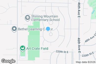 Map image of the property - 21804 41st Avenue Ct E