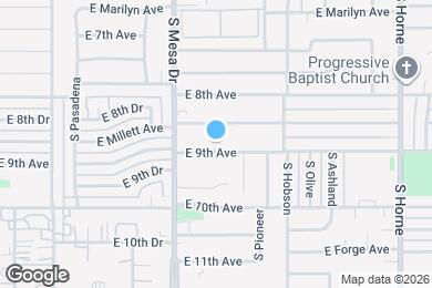 Map image of the property - 452 E 9th Ave