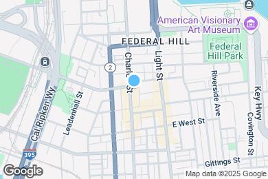 Map image of the property - 1019 S Charles St