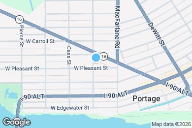 Map image of the property - 431 W Pleasant St