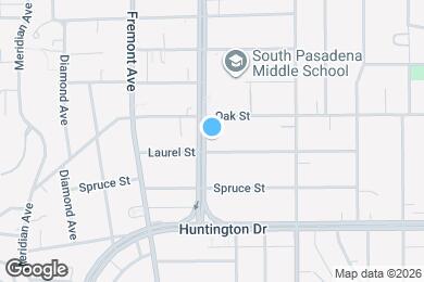 Map image of the property - 1616 Fair Oaks Ave