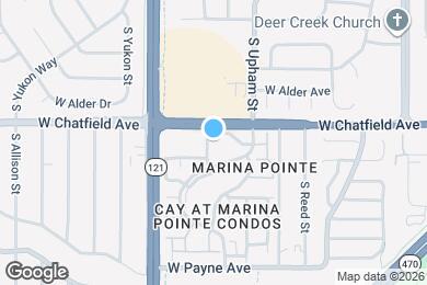 Map image of the property - 8341 S Upham Way